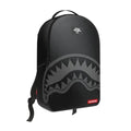 Sac à dos Shark Central en nylon noir avec logo embossé gris