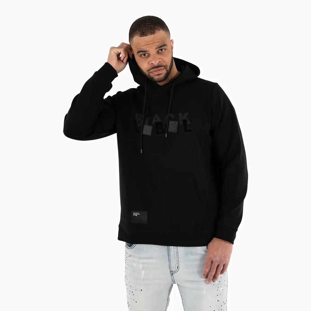 Men's BLACK Label Graphic Pull Over Hoodie