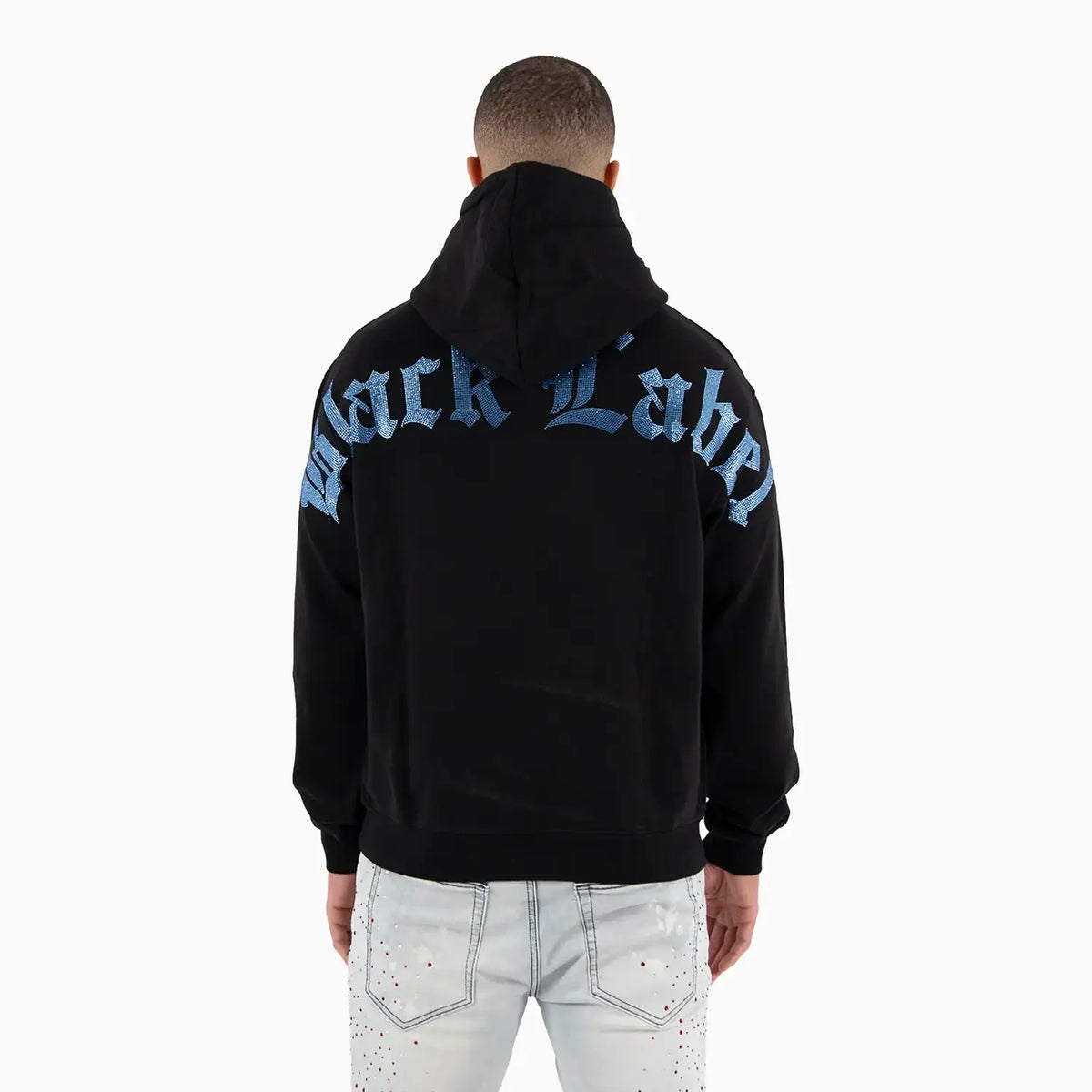 Men's Black Label Bling Hoodie