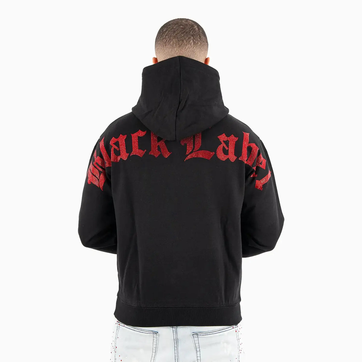 Men's Black Label Bling Hoodie