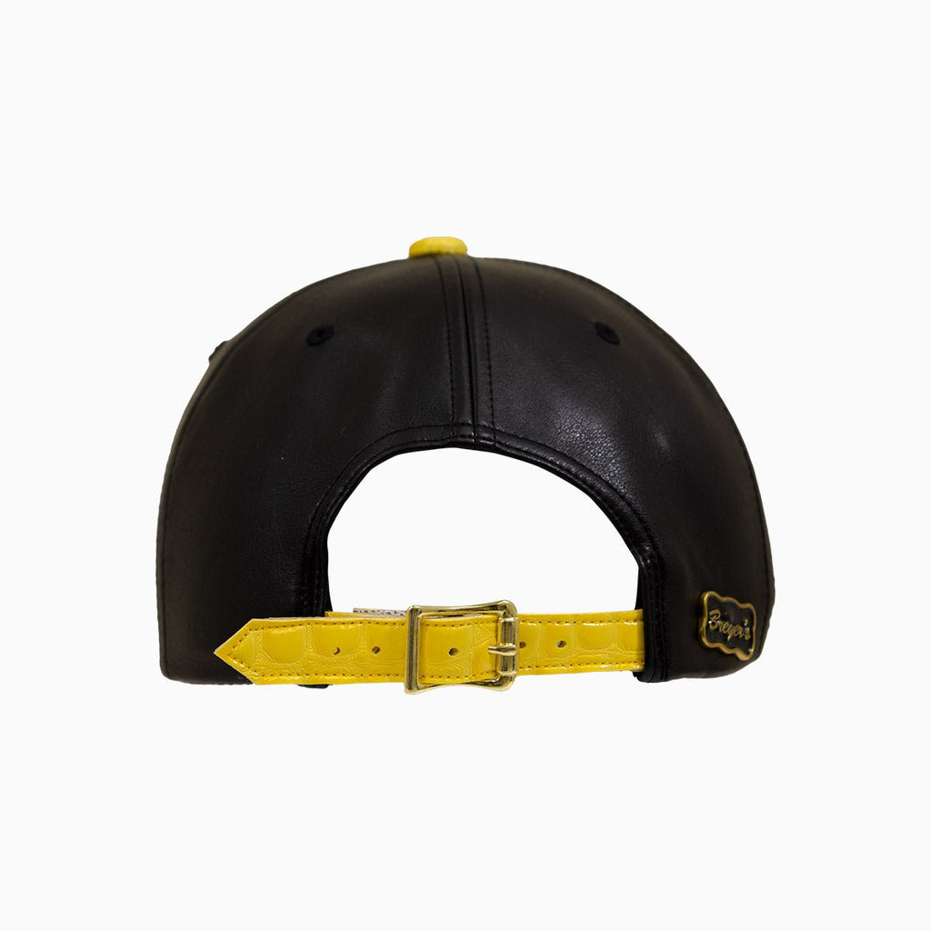 Casquette Breyer's Buck 50 en cuir avec logo