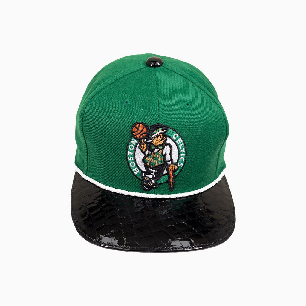 Casquette Breyer's Buck 50 Boston Celtics avec visière en cuir