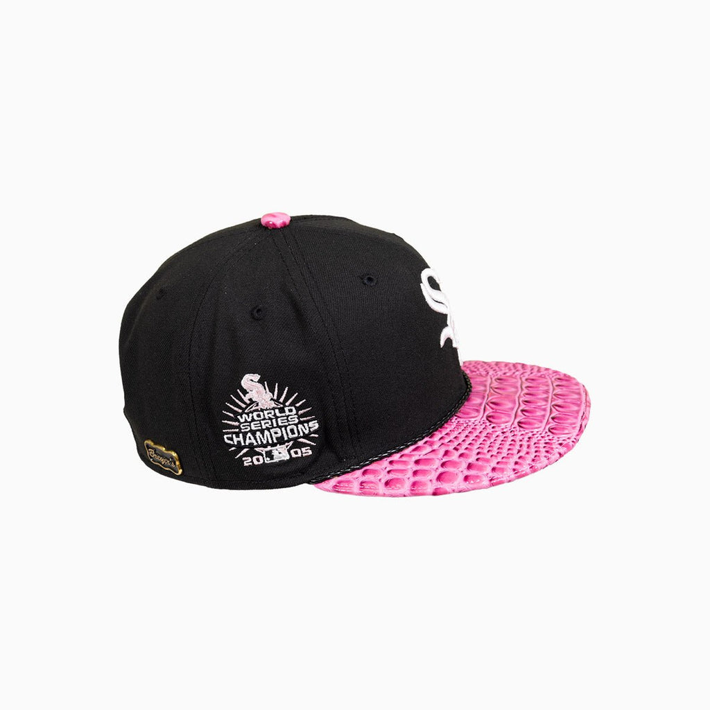 Casquette Breyer's Buck 50 Chicago White Sox avec visière en cuir