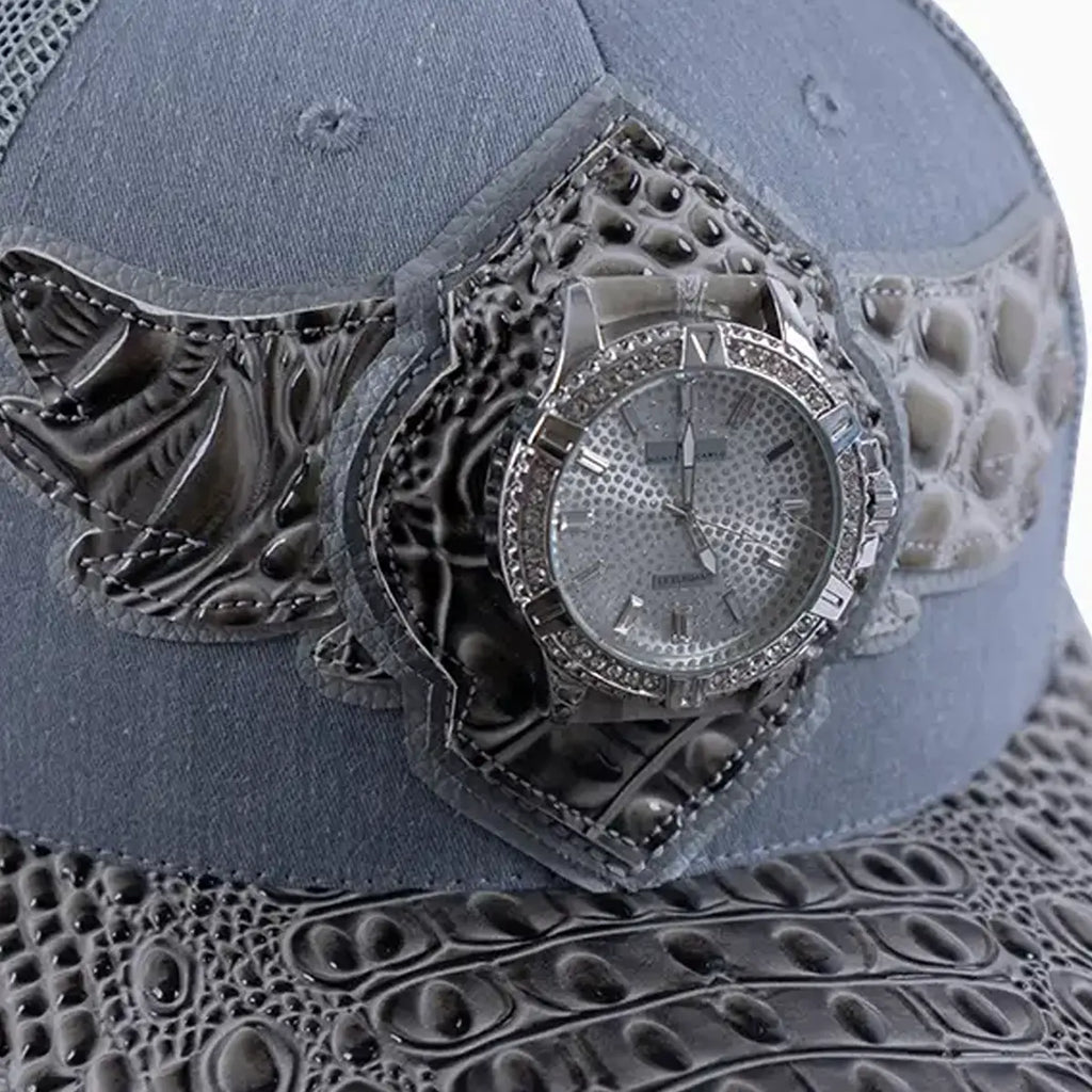 Casquette de routier en laine Buck 50 Breyer avec visière en cuir
