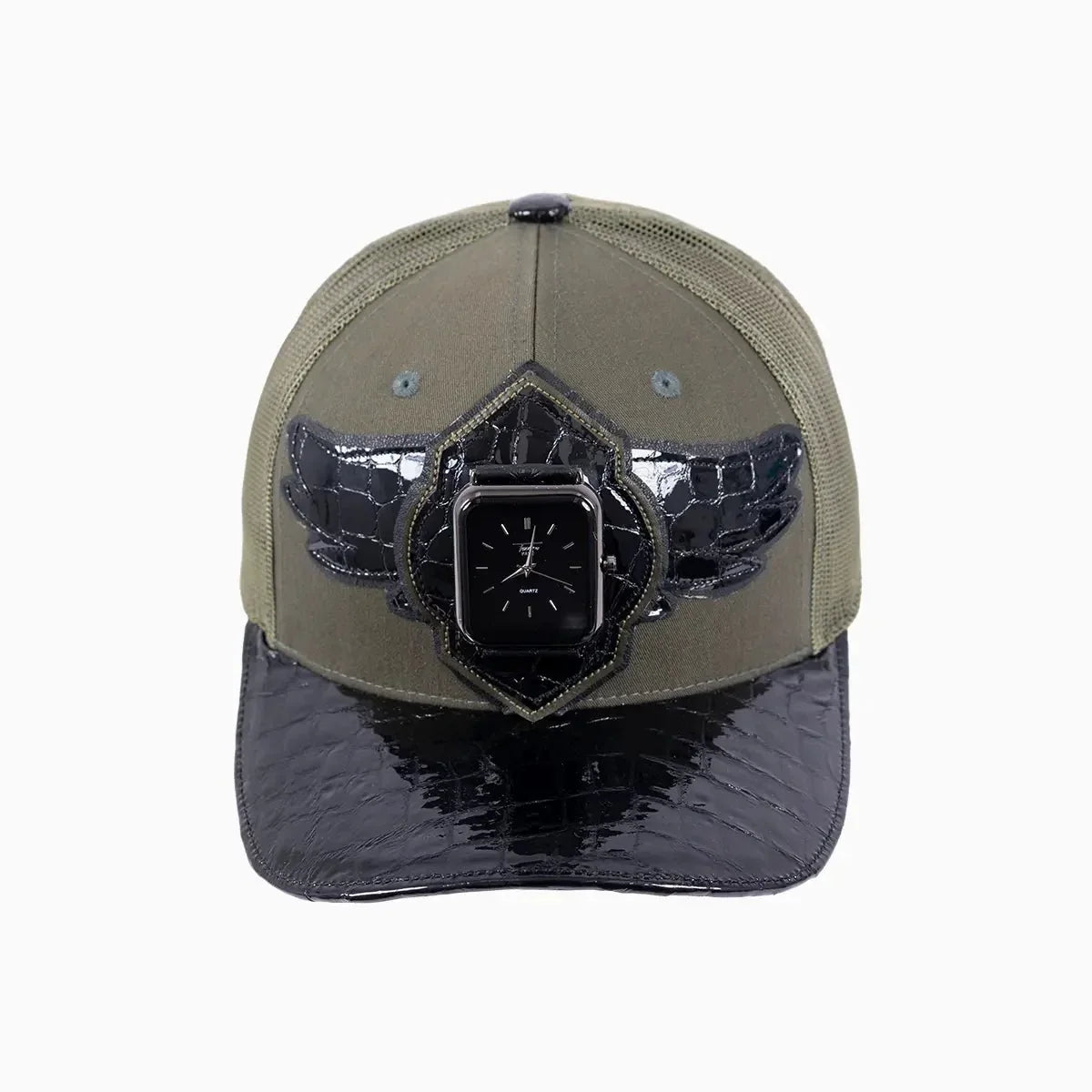 Breyer's Buck 50 Wool Trucker Hat With Leather Visor