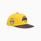 Casquette Breyer's Buck 50 Los Angeles Lakers avec visière en cuir