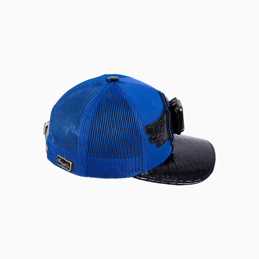 Breyer's Buck 50 Wool Trucker Hat With Leather Visor