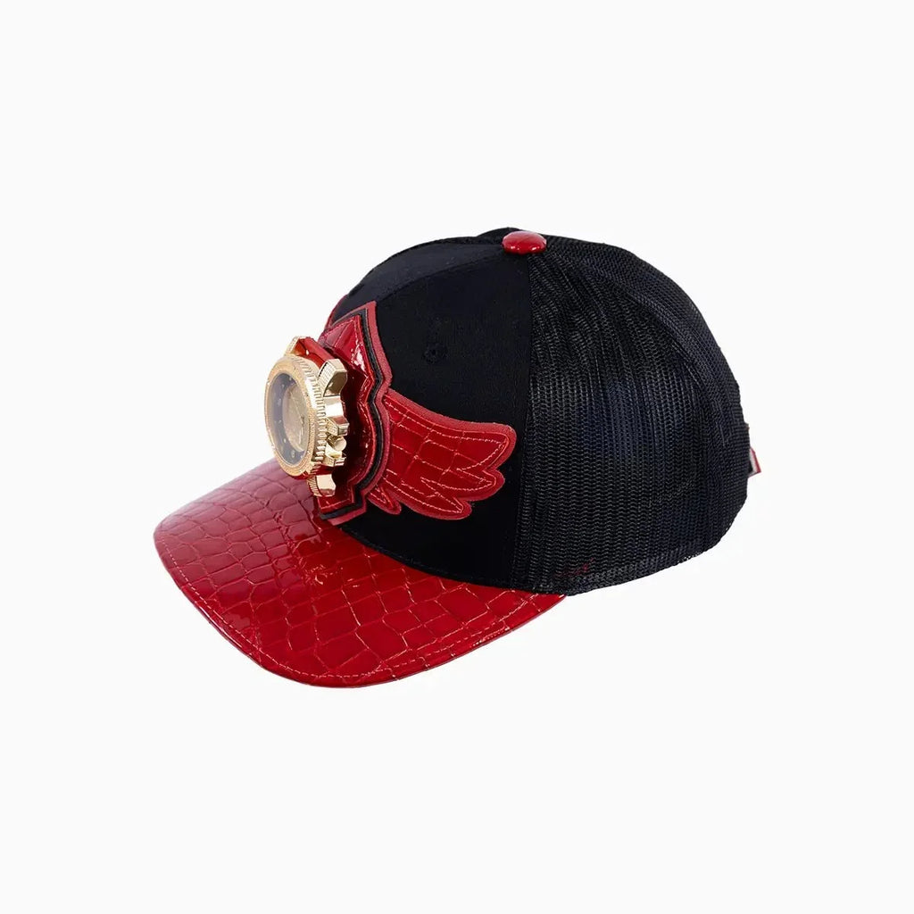 Casquette de routier en laine Buck 50 Breyer avec visière en cuir