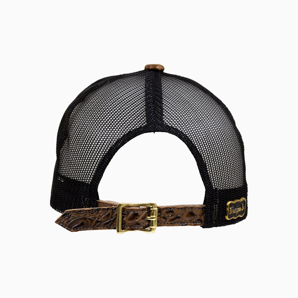 Casquette de routier en laine Buck 50 Breyer avec visière en cuir