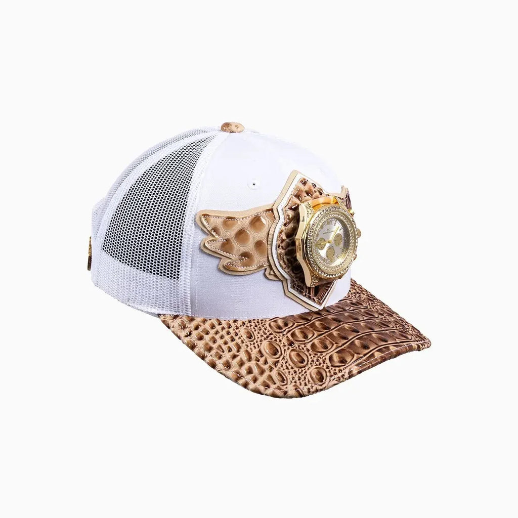 Casquette de routier en laine Buck 50 Breyer avec visière en cuir