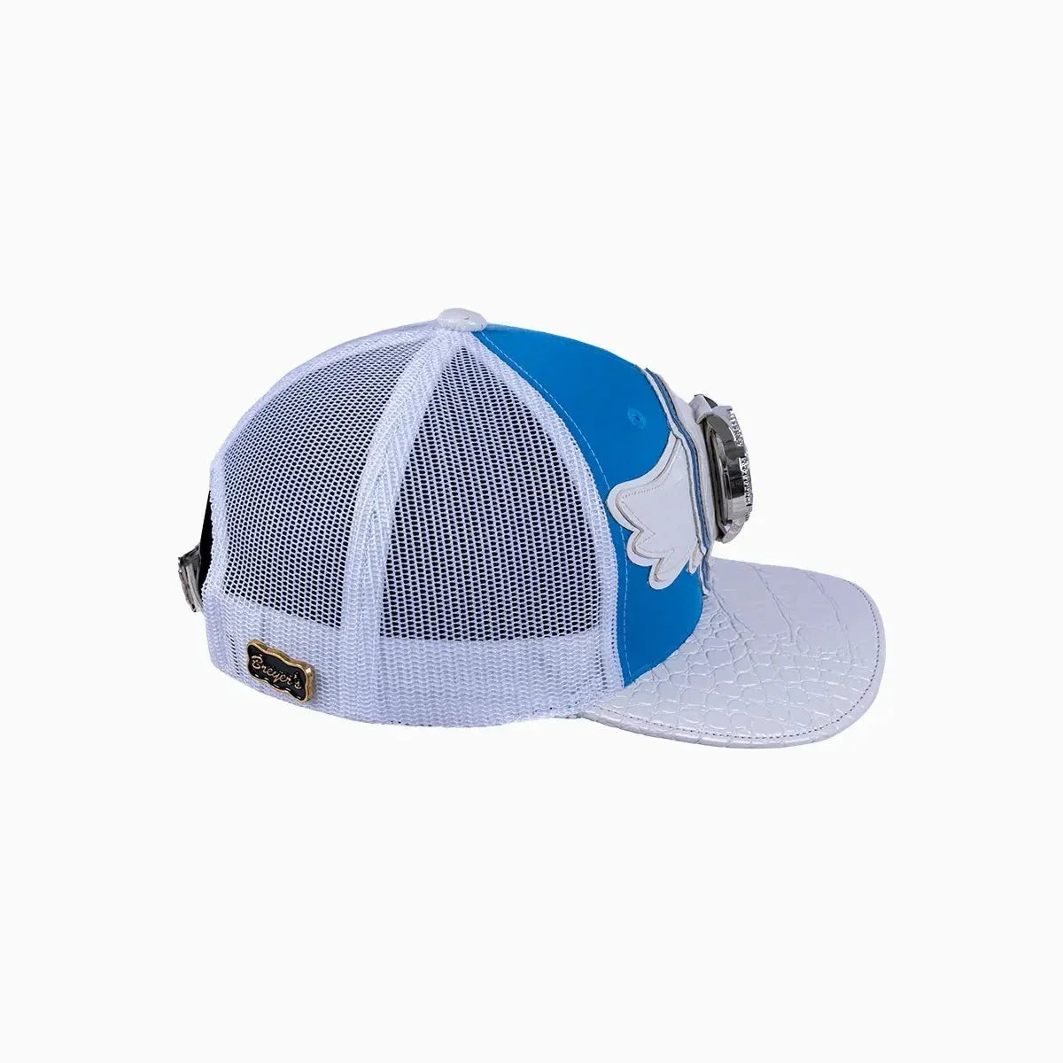 Breyer's Buck 50 Wool Trucker Hat With Leather Visor
