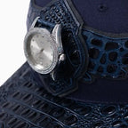 Casquette de routier en laine Buck 50 Breyer avec visière en cuir
