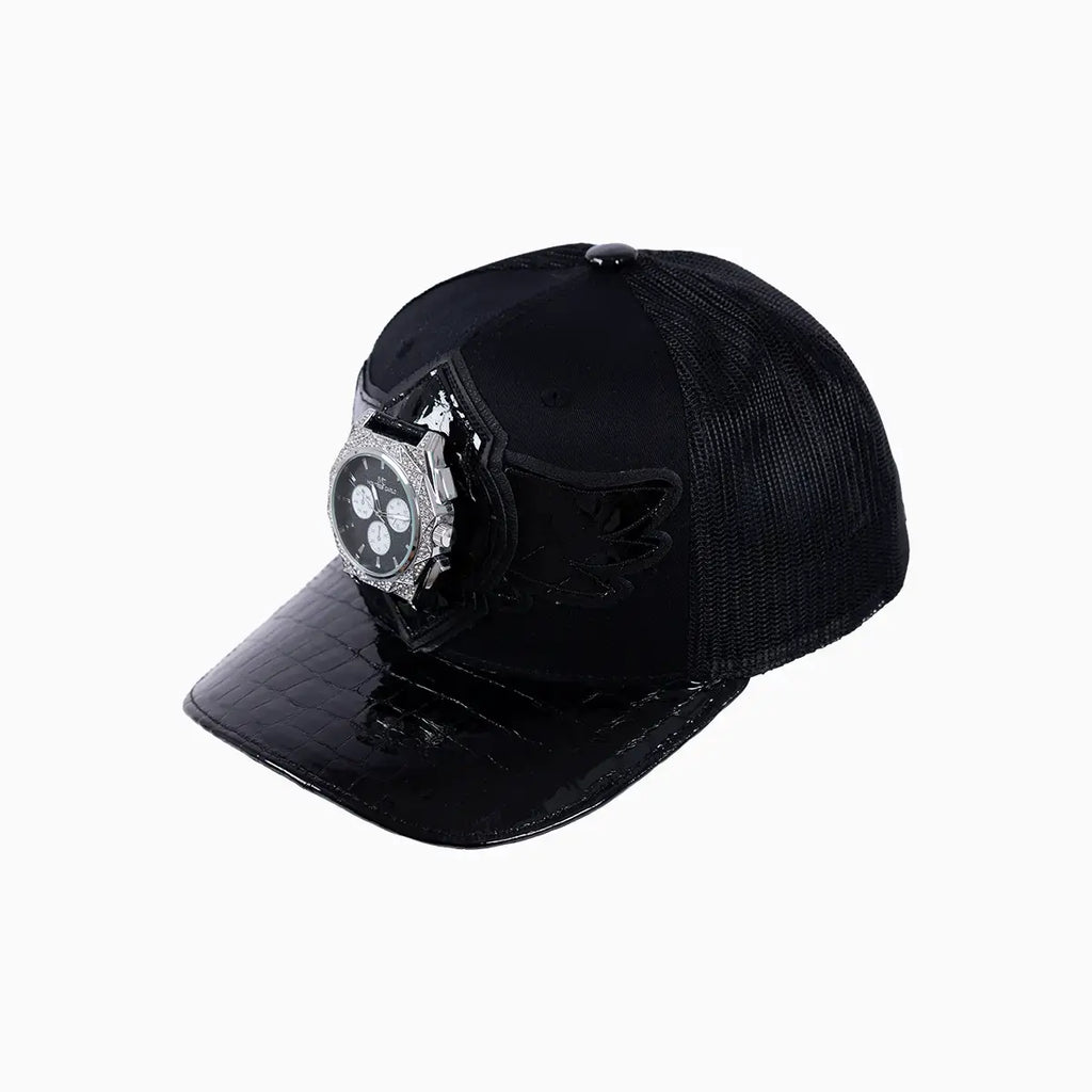 Casquette de routier en laine Buck 50 Breyer avec visière en cuir