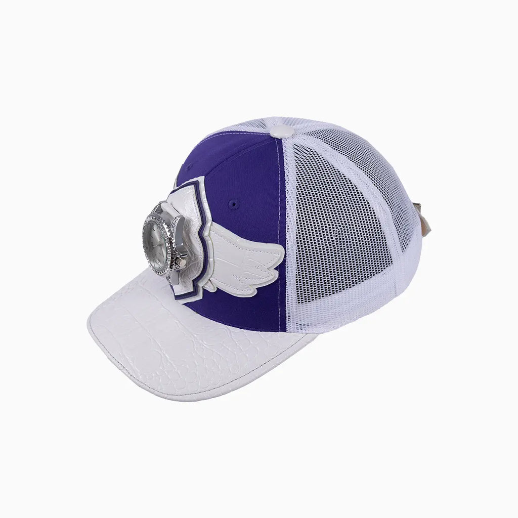 Casquette de routier en laine Buck 50 Breyer avec visière en cuir