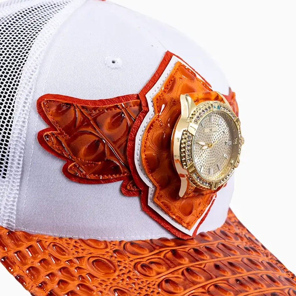 Casquette de routier en laine Buck 50 Breyer avec visière en cuir