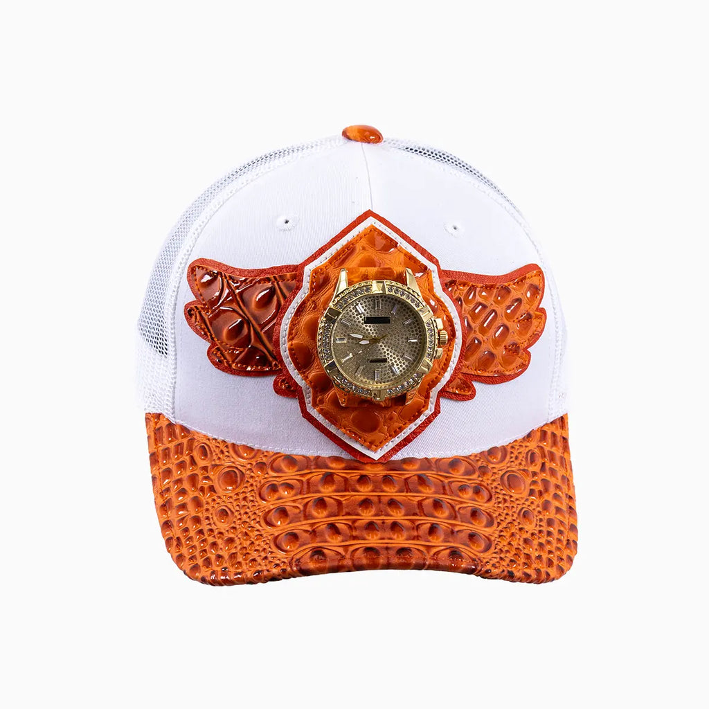 Casquette de routier en laine Buck 50 Breyer avec visière en cuir