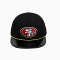 Casquette Breyer's Buck 50 des 49ers de San Francisco avec visière en cuir