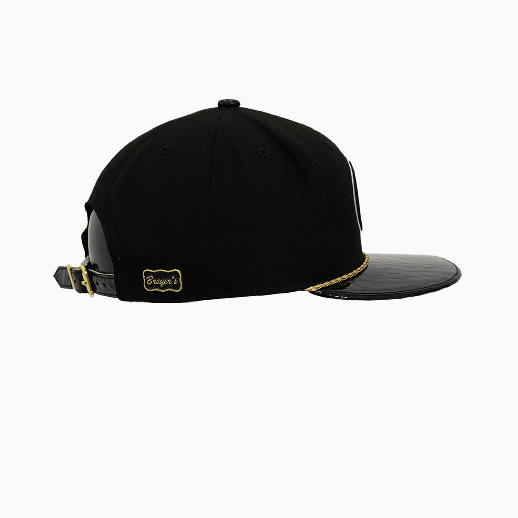 Casquette Breyer's Buck 50 des 49ers de San Francisco avec visière en cuir