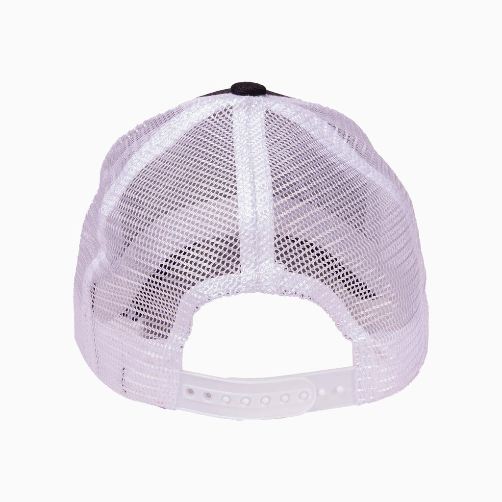 The Cartoon Black White Trucker Hat