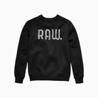 Men's 3D Raw Crew Neck Sweatshirt