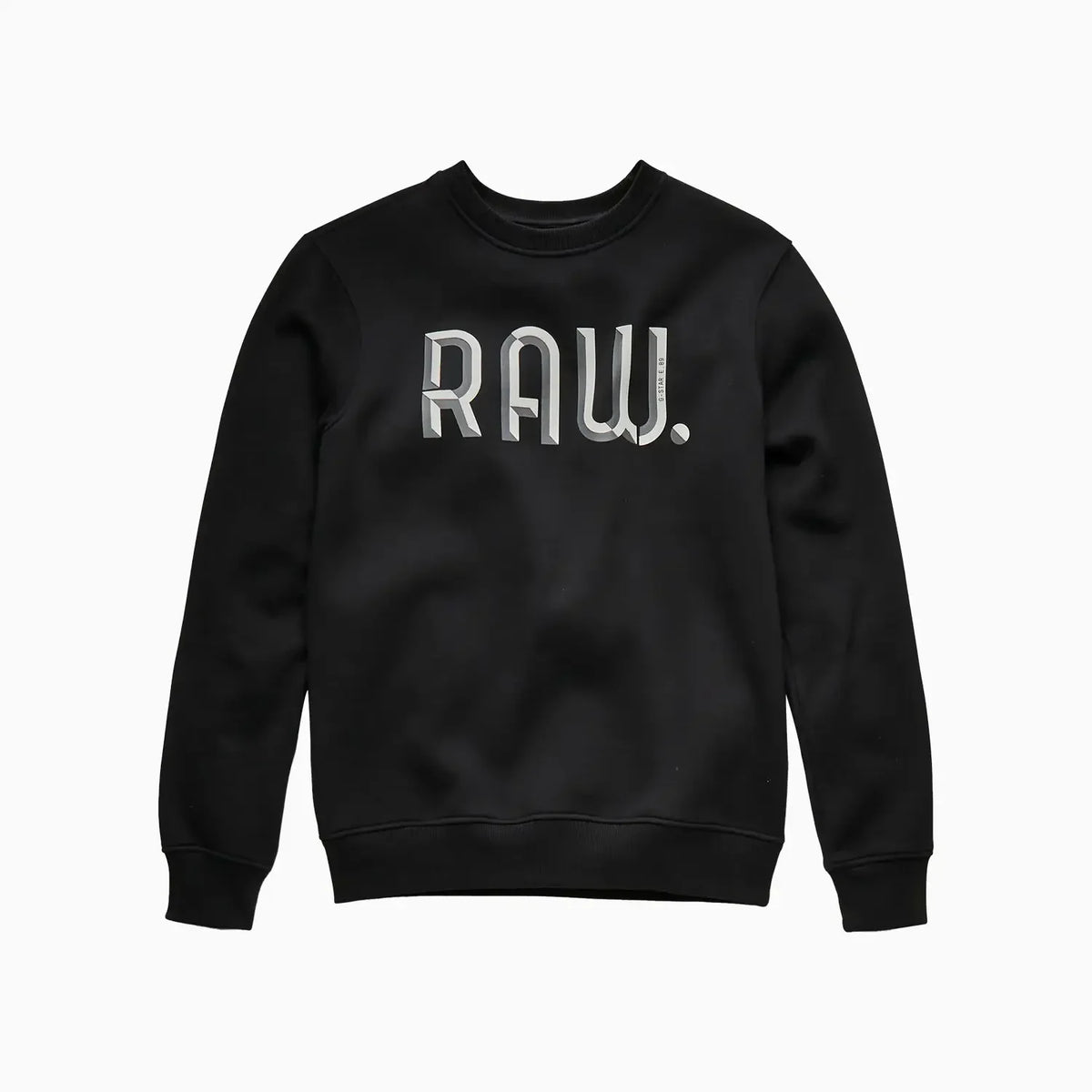 Men's 3D Raw Crew Neck Sweatshirt