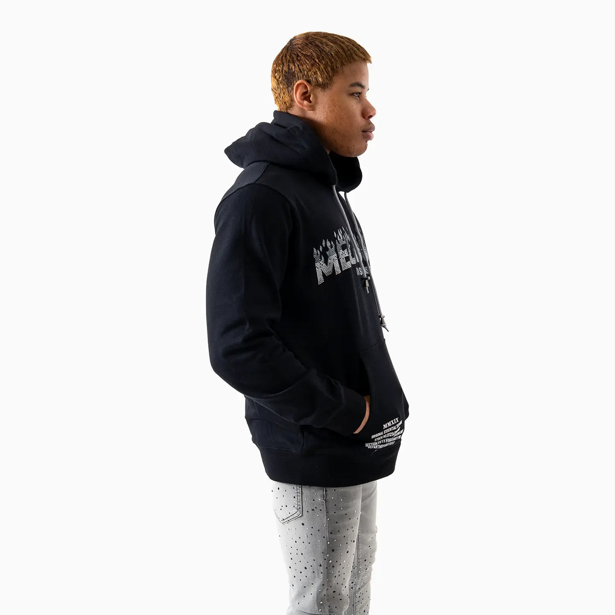 Men's Meltdown On Sunset Stone Hoodie
