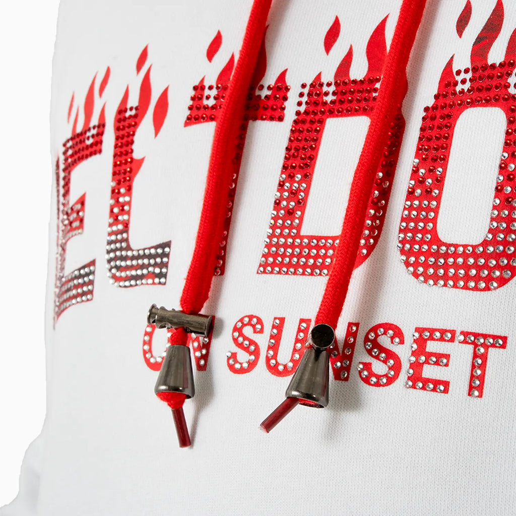 Men's Meltdown On Sunset Stone Hoodie