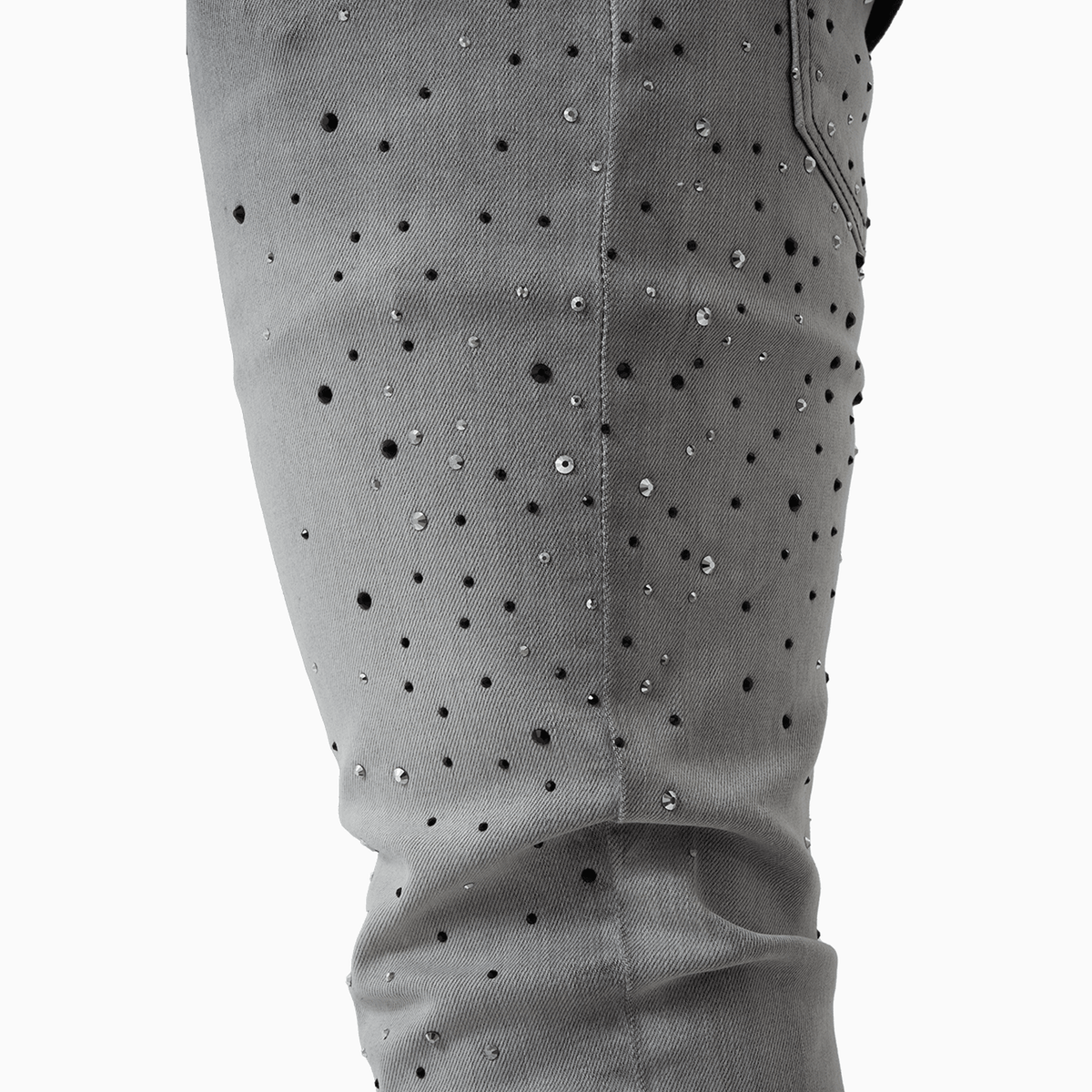 Men's Wash Denim With Black Stone Pant