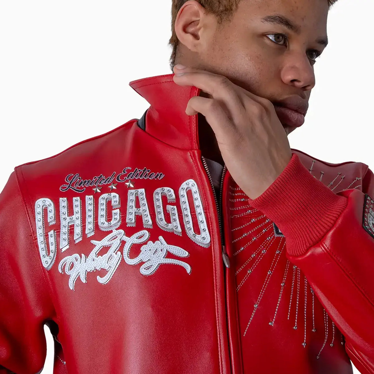 Pelle-Pelle X TB Men's Windy City Leather Jacket