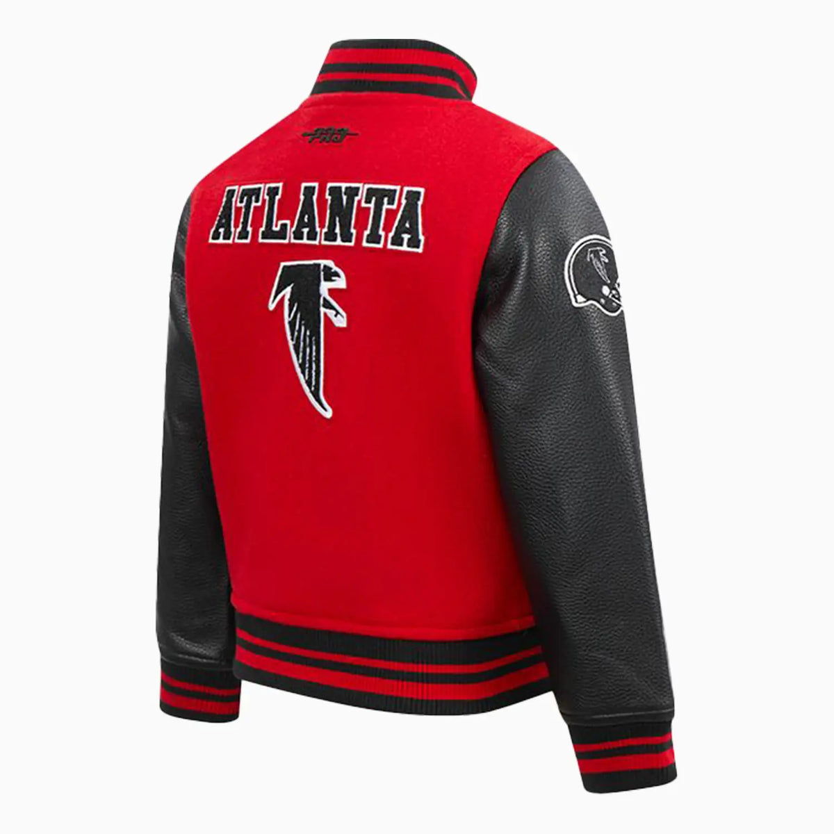 Kid's Atlanta Falcons NFL Retro Classic Rib Wool Varsity Jacket