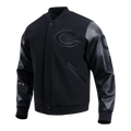 Men's Chicago Bears Triple Logo Varsity Jacket