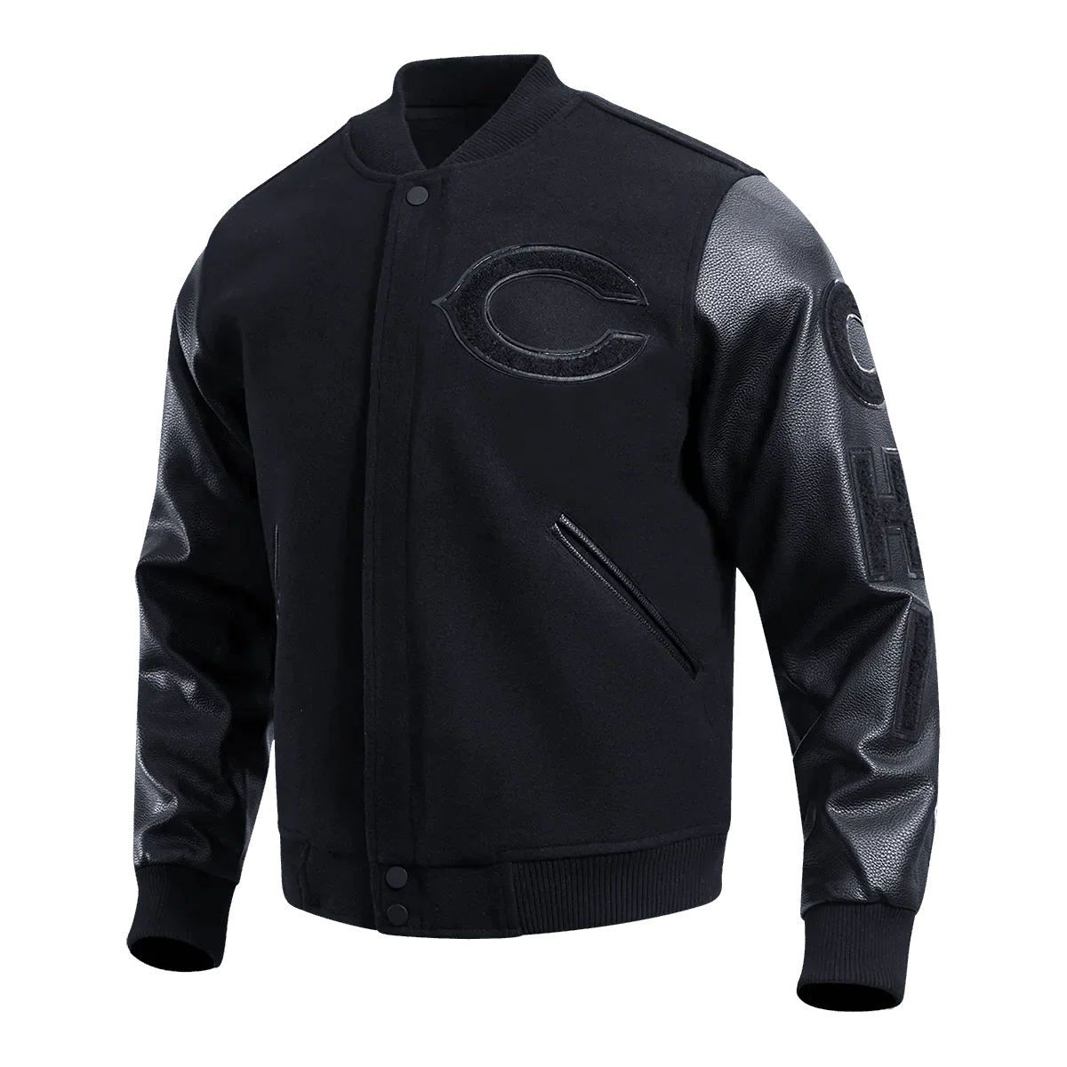 Men's Chicago Bears Triple Logo Varsity Jacket