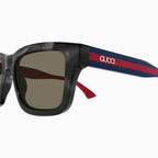 Lunettes de soleil rectangulaires pour hommes