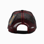 La casquette de routier Rooster noire et rouge