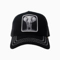 La casquette trucker noire Éléphant