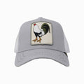 La casquette de camionneur grise « Le Coq »
