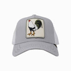 La casquette de camionneur grise « Le Coq »