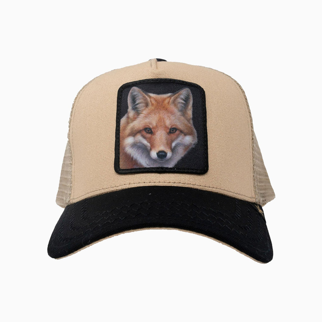 La casquette trucker beige Fox