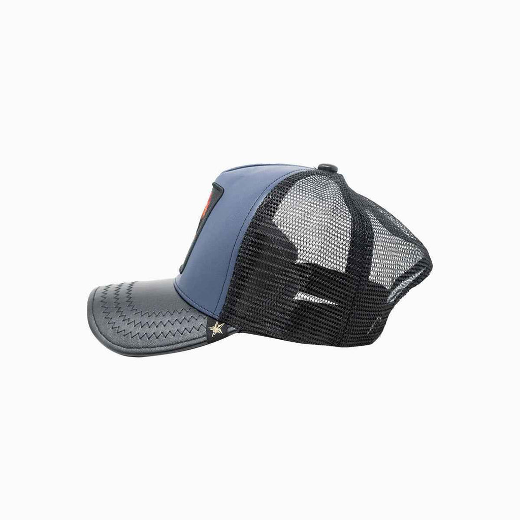La casquette de camionneur en cuir Le Coq