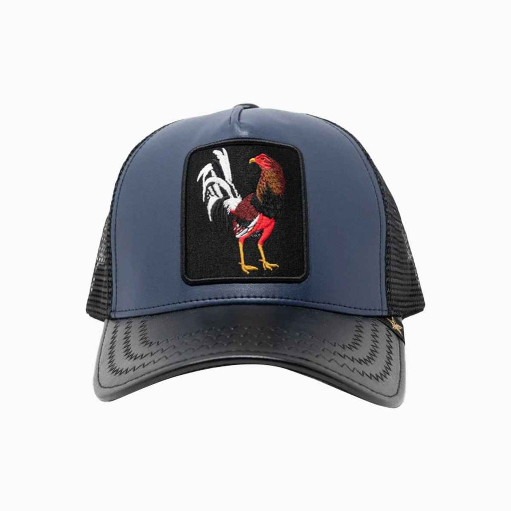 La casquette de camionneur en cuir Le Coq
