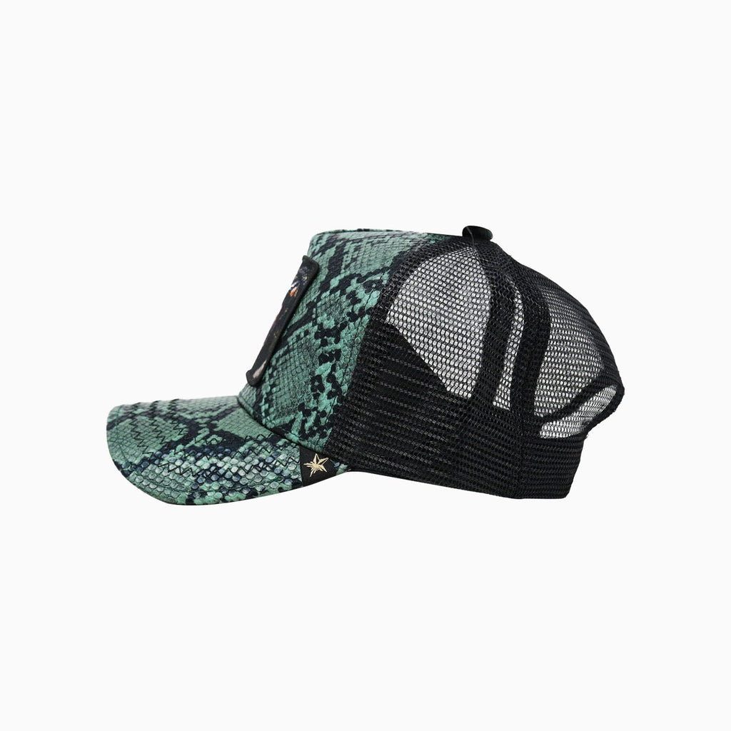 Men's Trucker Sneak Leather Hat