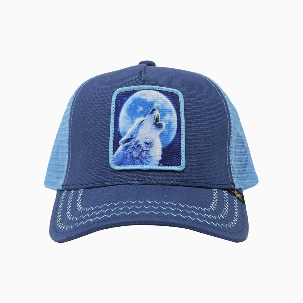 Gorra trucker de lobo para hombre