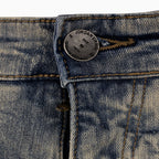Pantalón de mezclilla para hombre Ross Fit con desgarros