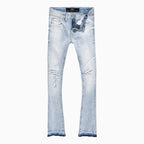 Pantalon jean déchiré aux genoux pour homme