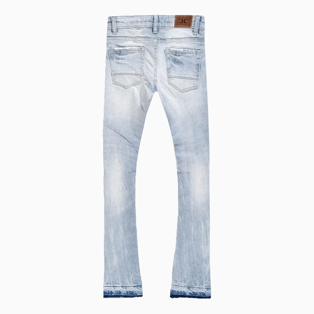 Pantalon jean déchiré aux genoux pour homme