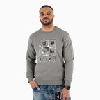 Sudadera LUXE estampada abstracta para hombre
