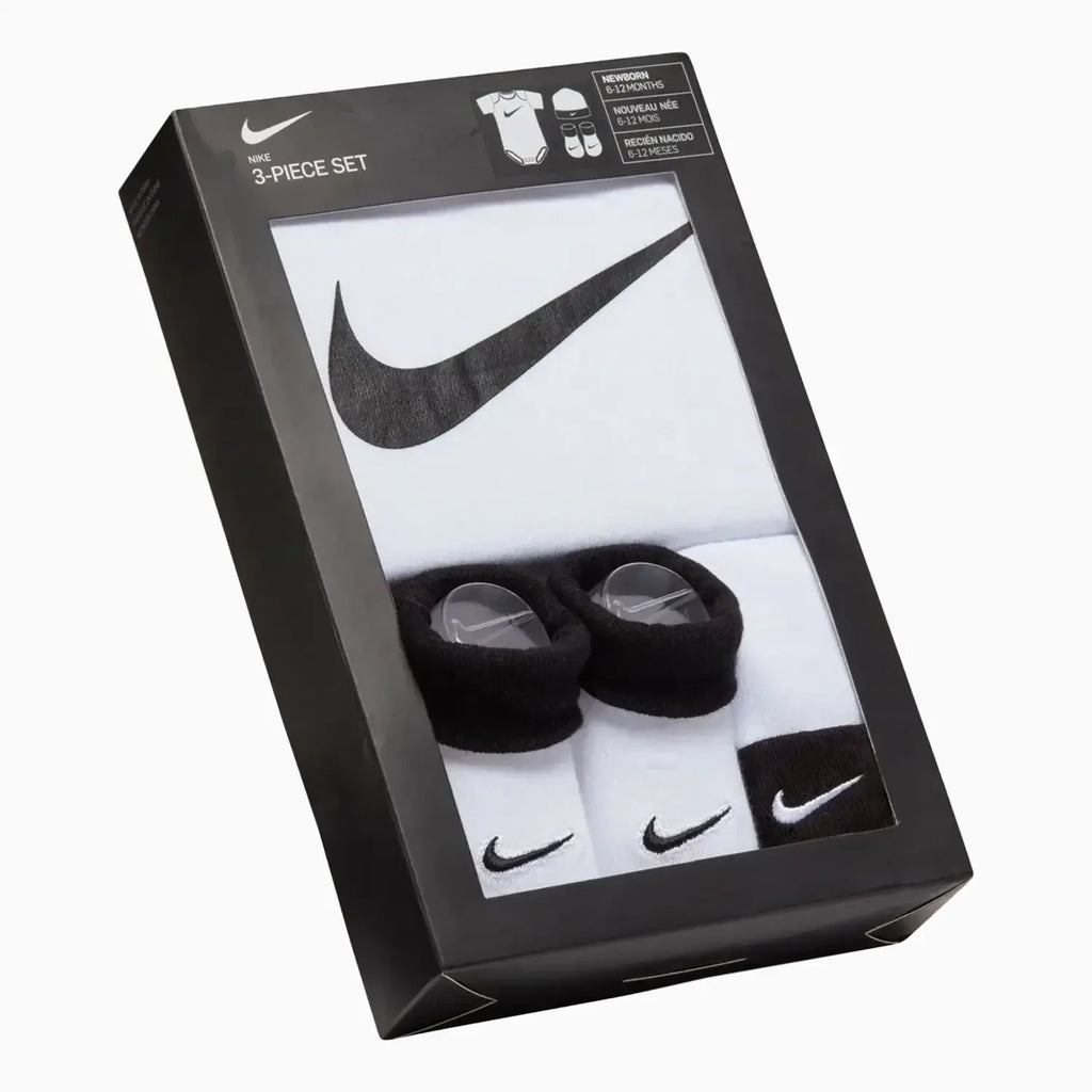 Conjunto de 3 piezas Baby Swoosh para niños (en caja)