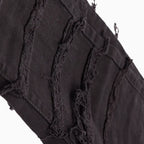 Kid's Black Distressed Ripped Denim Jeans Pant