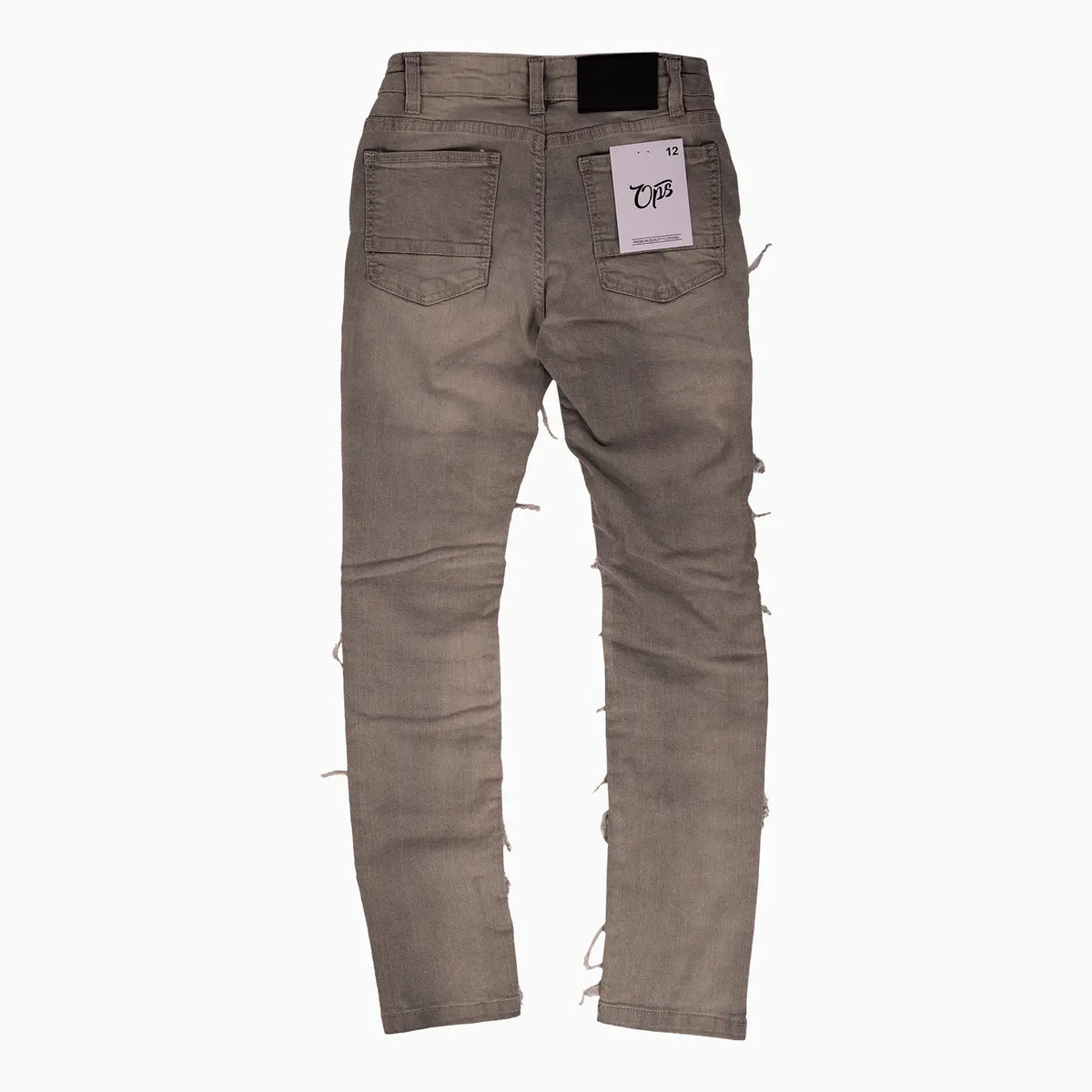 Kid's OPS Distressed Ripped Denim Jeans Pant