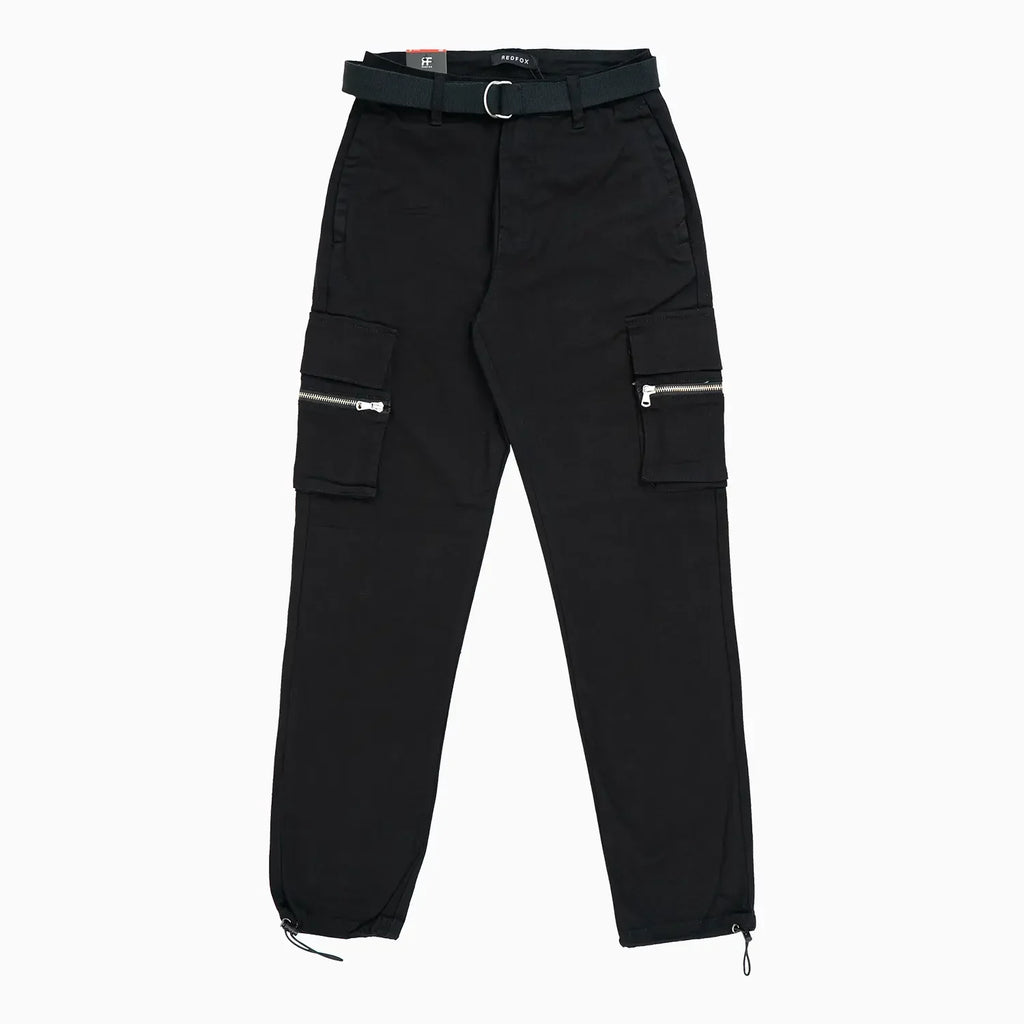 Women's Zipper Cargo Pocket Jogger Pant - Famous | Online Store